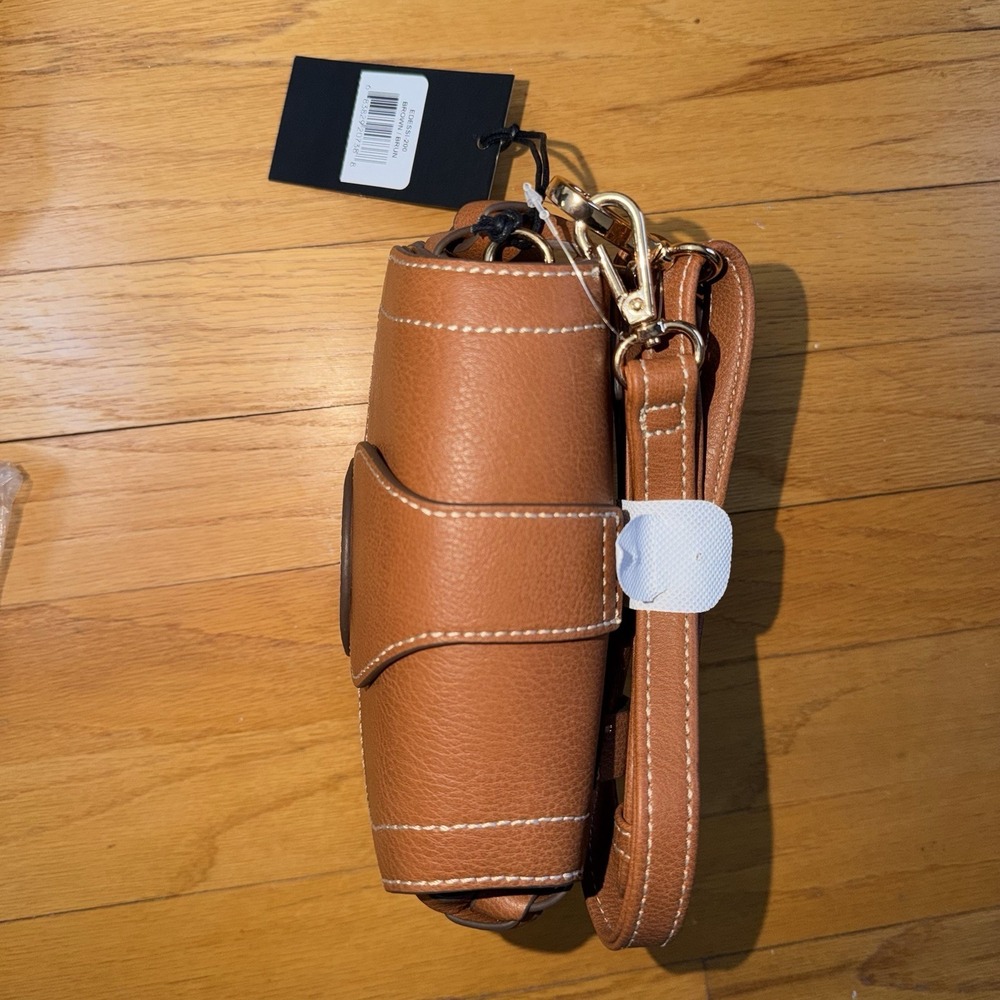 Set of Two RACHEL ZOE Edessi Crossbody & Belt Bag Brown Faux Leather Handbags - Picture 6 of 10